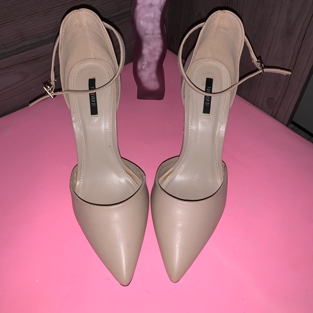Pointy Tan Heels